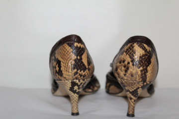Pantofi print șarpe repro – vintage anii ’60 - Img 5