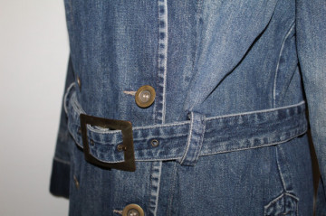 Pardesiu din denim vintage Repeat – anii ’90, casual retro - Img 7