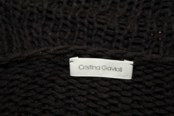 Pulover Cristina Gavioli – tricot negru cu ochiuri largi, vibe casual vintage - Img 5