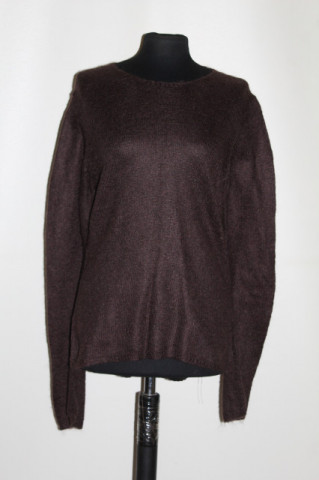 Pulover maro Margaret Howell – tricot fin, vibe retro chic