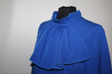 Rochie albastru electric – repro anii ’70, retro chic - Img 6