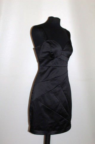 Rochie bandage neagră – retro body-con repro anii ’80 - Img 4