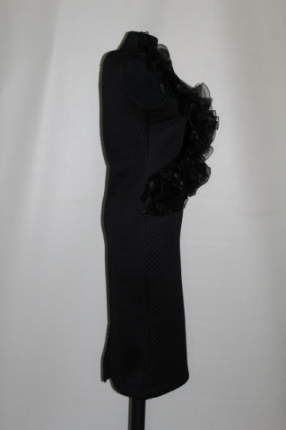 Rochie de ocazie LouLou neagră – designer contemporan - Img 2