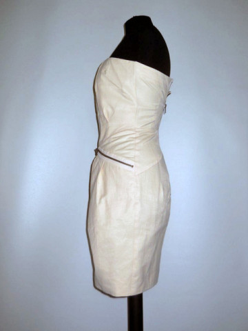 Rochie de ocazie nude "Selected Femme" repro anii '60