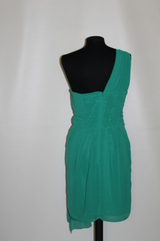 Rochie de ocazie verde smarald – retro repro anii ’80 - Img 4