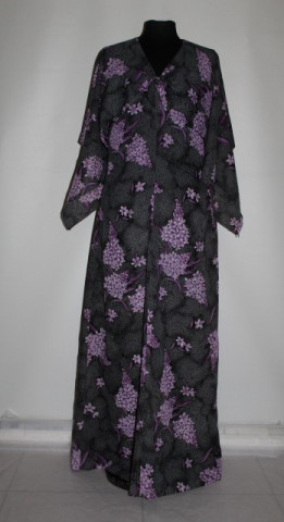 Rochie de seara buchete liliac anii '70