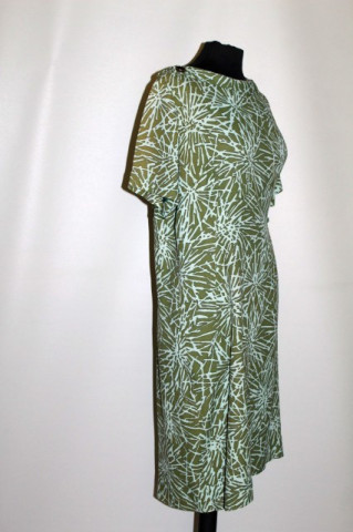 Rochie din mătase naturală Berkshire anii 60