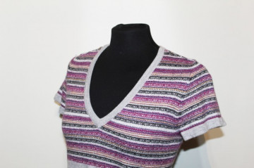 Rochie din tricot gri repro anii '70