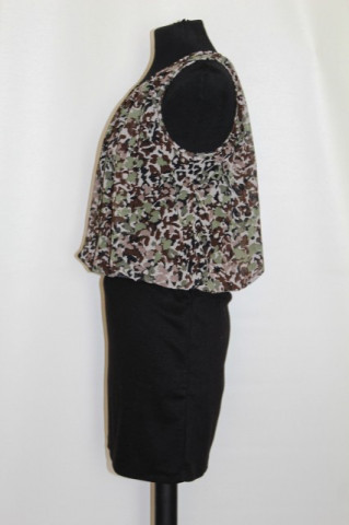 Rochie print camuflaj anii '90