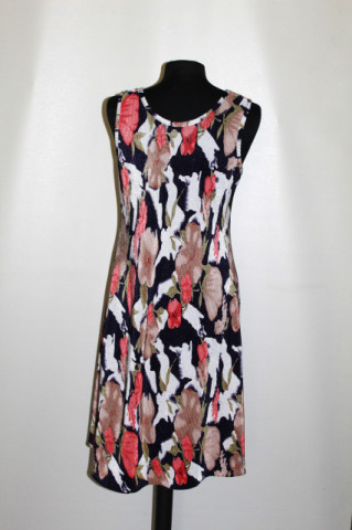 Rochie print floral stilizat – vintage anii ’90 - Img 3
