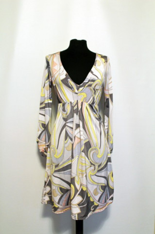 Rochie print psihedelic repro anii '70