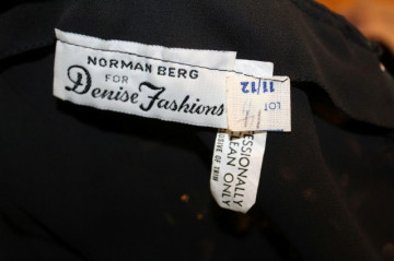Rochie vintage de ocazie "Norman Berg" anii '70