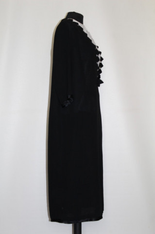 Rochie vintage neagra cu chemise anii '20