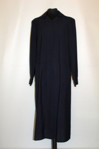 Rochie vintage neagră Trevira anii 70