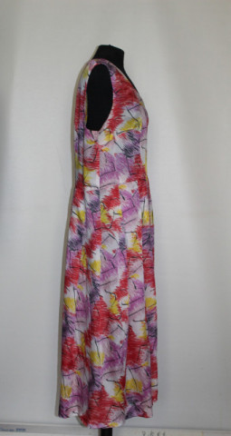 Rochie vintage print grafic multicolor – vibe retro anii ’70 - Img 2
