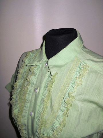 Rochie vintage verde fistic anii '50
