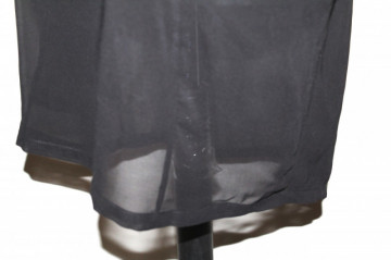 Bluza din voal negru – vintage minimalist - Img 5