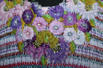 Bluza hippie din tapiserie violet – vibe boem anii ’70 - Img 7