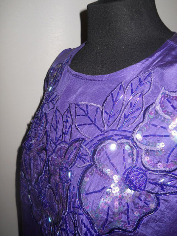 Bluza retro violet anii '80