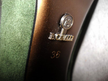 Botine verzi "B. Cavalli" repro anii '70