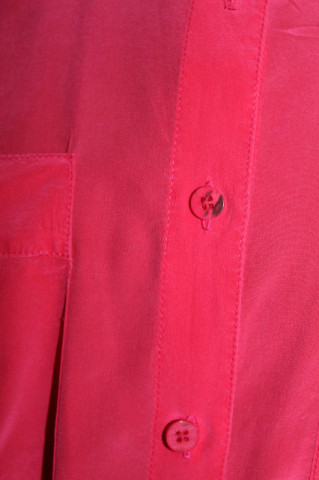 Cămașă Betty Barclay fucsia din mătase naturală – clasică anii ’80 - Img 5