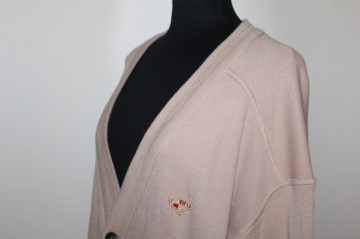 Cardigan bărbătesc bej – retro anii ’80 - Img 5