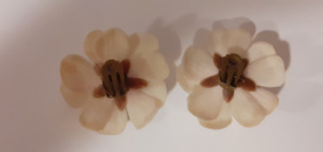 Cercei floare petale moi anii 50