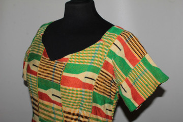 Costum vintage etnic din jacquard – retro chic anii ’80 - Img 5