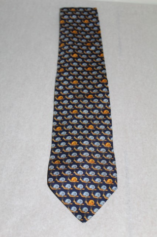 Cravata print melci "Beaufort" anii '70