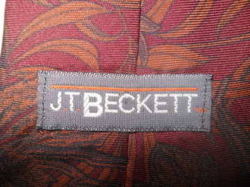 Cravata vintage "J.T. Beckett" anii '80