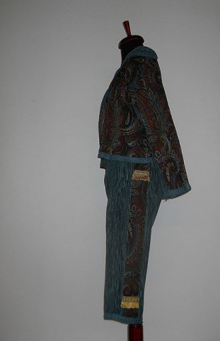 Deux pieces vintage stil matador anii '70