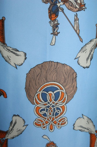 Esarfa print cavalerie anii '80