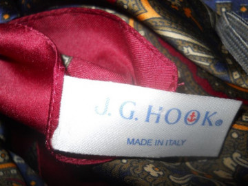 Esarfa retro "J. G. Hook" anii '80