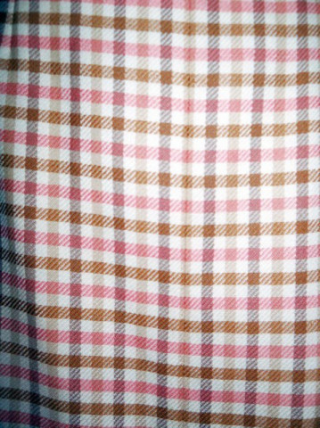 Fusta carouri pastel "Aquascutum of London" anii '70