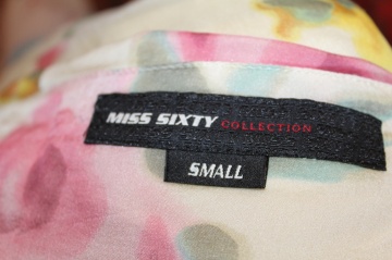 Fustă din mătase naturală Miss Sixty – print floral pastel, stil feminin - Img 7