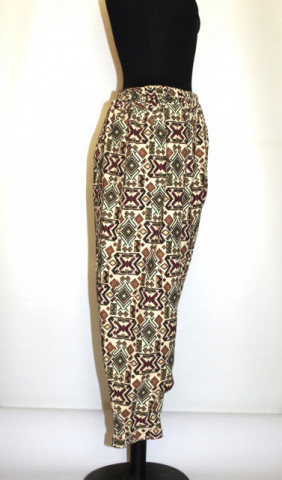 Harem Pants model geometric – retro anii ’80, look boem - Img 2