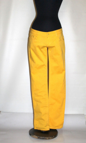 Jeans galben intens – retro repro anii ’90