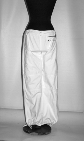 Pantaloni bufanți albi – retro anii ’90 - Img 2