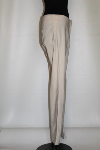 Pantaloni crem clasici – vintage anii ’90, model țigaretă - Img 3