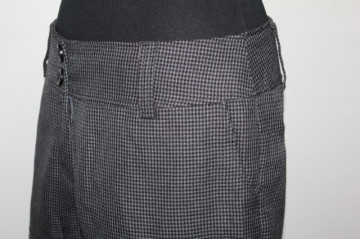 Pantaloni scurti pied de poule repro anii '70