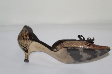 Pantofi print șarpe repro – vintage anii ’60 - Img 6