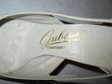 Pantofi vintage bicolori anii '50 - '60