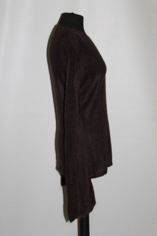 Pulover maro Margaret Howell – tricot fin, vibe retro chic - Img 2