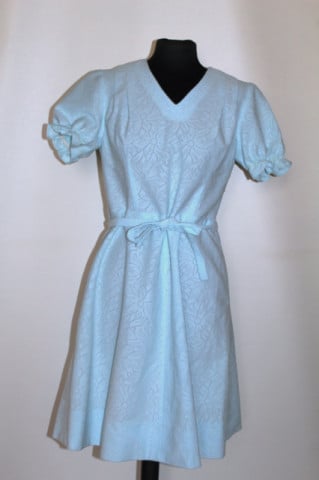 Rochie bleu vintage – anii ’60-’70