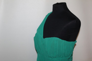 Rochie de ocazie verde smarald – retro repro anii ’80 - Img 5