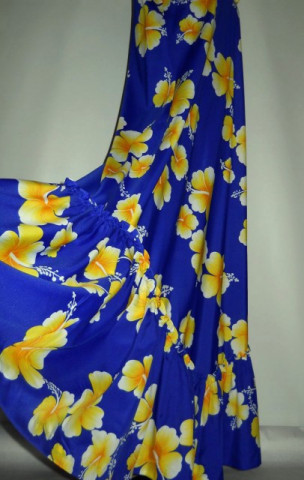 Rochie maxi vintage "Hilo Hattie" anii '70