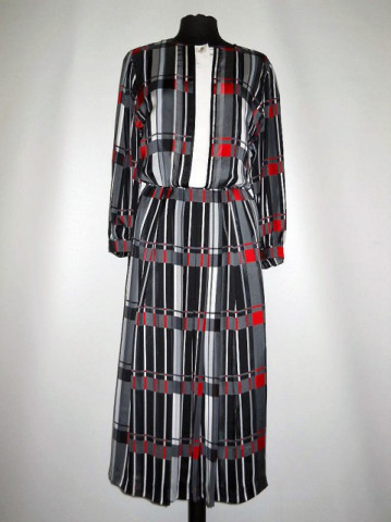 Rochie retro carouri "Fink Modell" anii '80