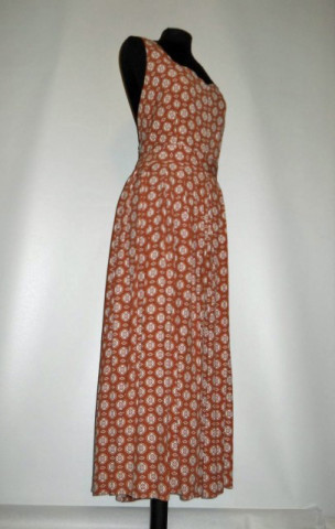 Rochie retro maro "Part Two" anii '80
