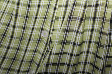 Rochie retro Zabaione din viscose și acetat – carouri verde‑acid și negru, anii ’90 - Img 6
