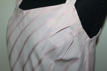 Rochie roz dungi ton pe ton anii '50